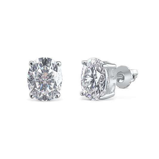 9mm Classic Oval-Shaped Studs