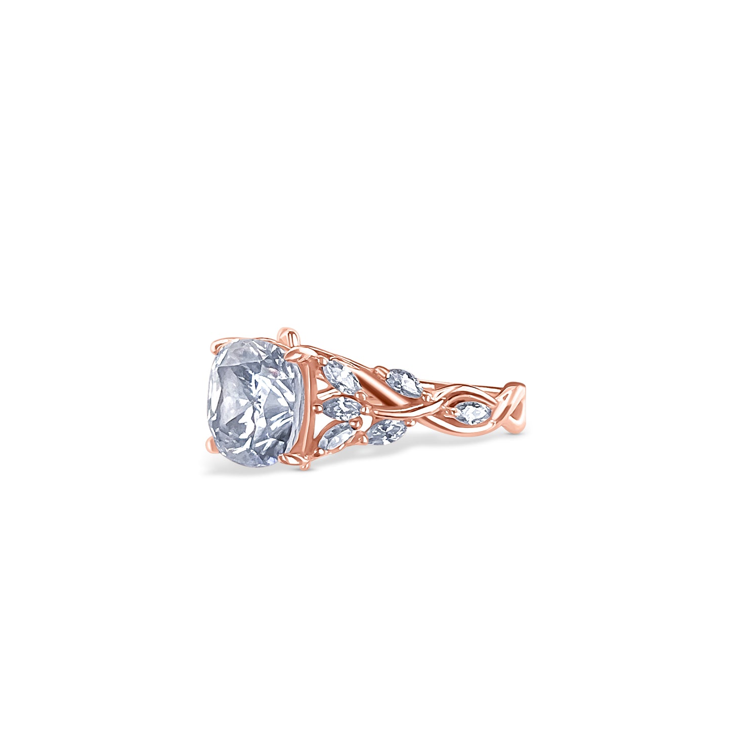 2.5ct Square-Cut Ring